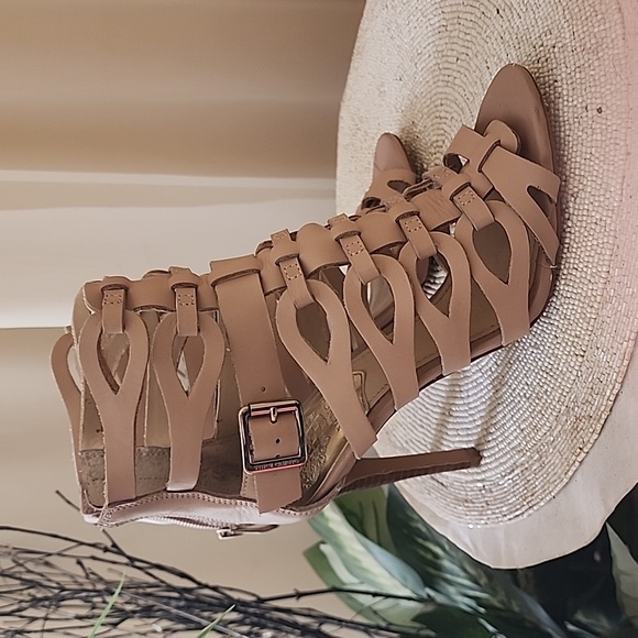 Vince Camuto Women's Tan Heeled Sandals 6M - Picture 3 of 10